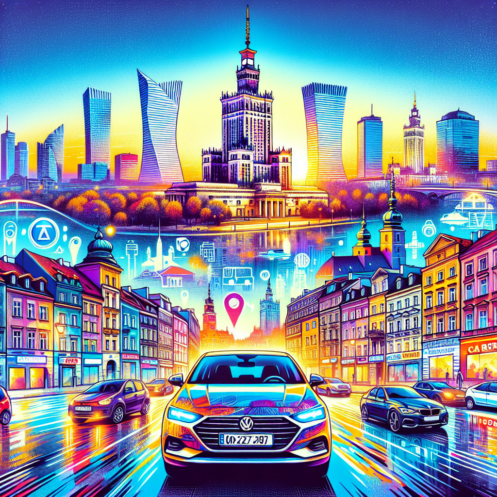 Wynajem samochodów Warszawa - czy można wynająć samochód z systemem nawigacji GPS?