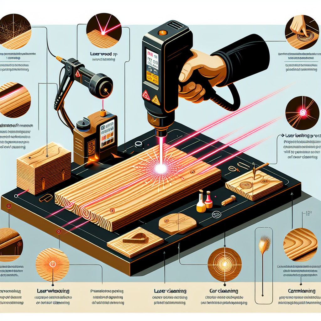 Laserreinigung von Holz in der Holzschuppenherstellung