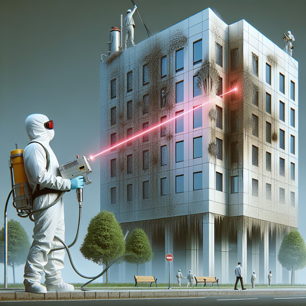 Laserowe czyszczenie elewacji